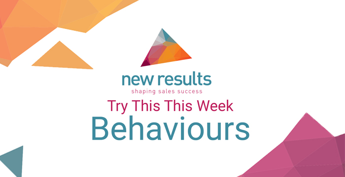 behaviours- try this this week